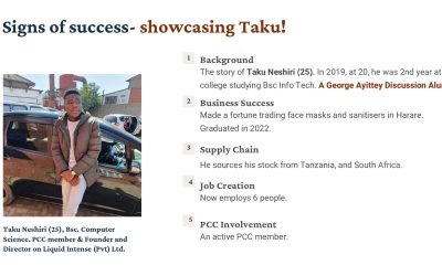 Prosperity Catalyst Club Members Igniting a Memorable Stint in Zimbabwe’s Efforts of Turning Its Fortune